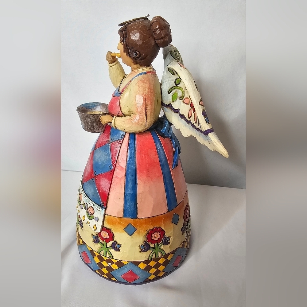 Jim Shore Bless This Kitchen Kitchen Fairy Angel Heartwood Creek With Box - Picture 3 of 14